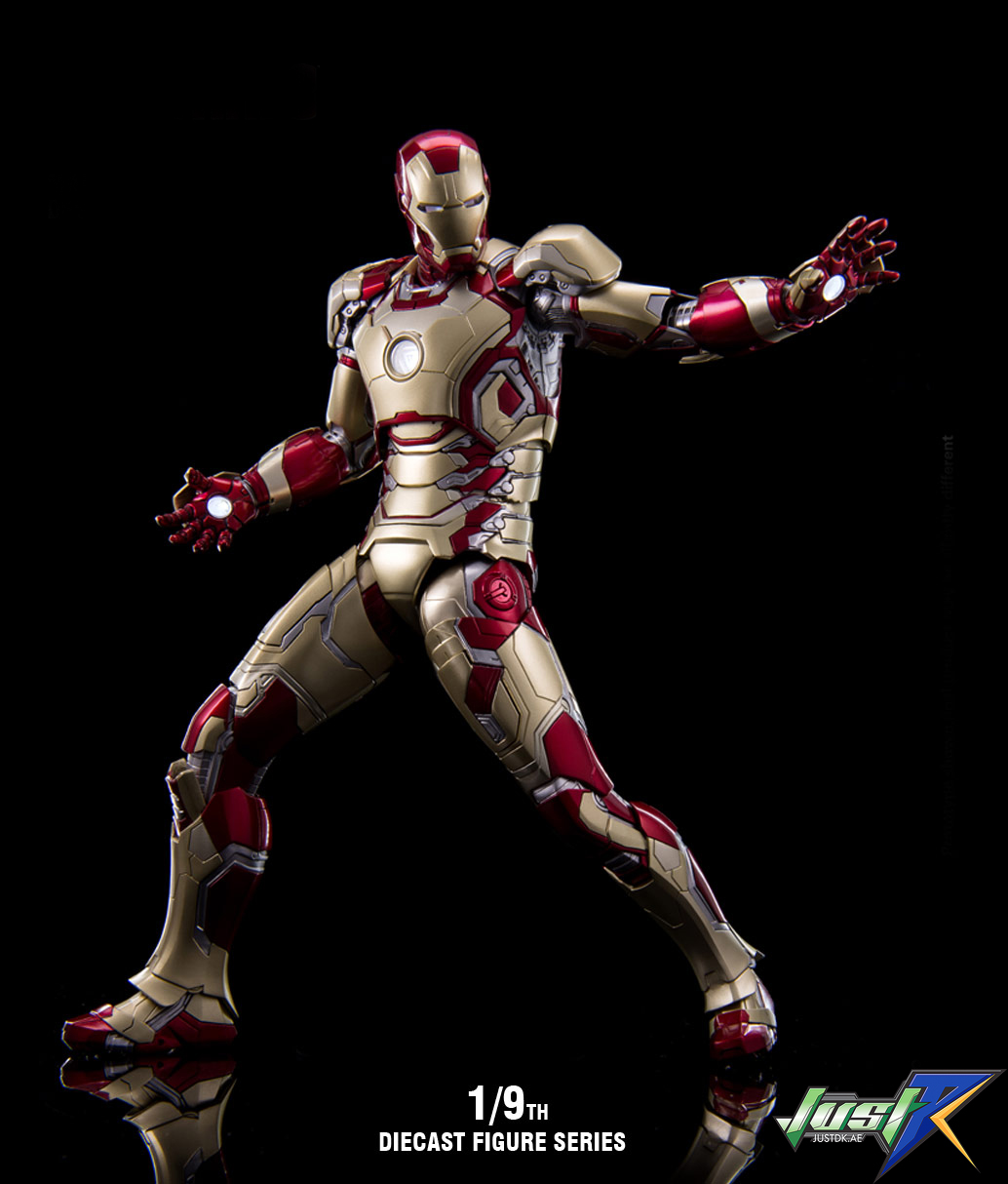 KING ARTS DFS001 KING ARTS 1/9 DIECAST IRON MAN MK XLII