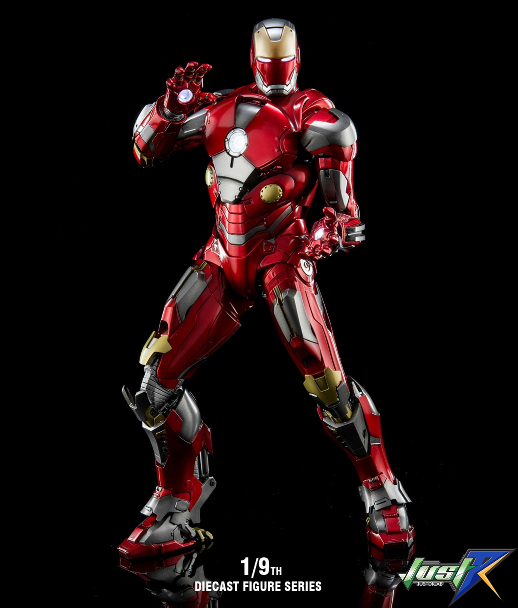 KING ARTS DFS049 KING ARTS 1/9 DIECAST IRON MAN MARK XIX TIGER