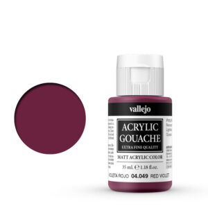 04.049 VALLEJO ACRYLIC GOUACHE RED VIOLET 35ml