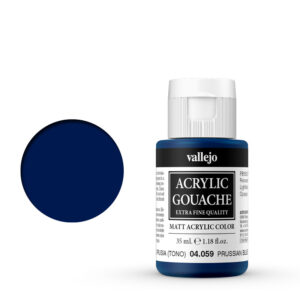 04.059 VALLEJO ACRYLIC GOUACHE PRUSSIAN BLUE 35ml