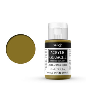 06.123 VALLEJO ACRYLIC GOUACHE BRONZE 35ml