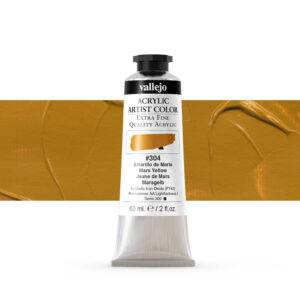 16.304 VALLEJO ACRYLIC ARTIST COLOR MARS YELLOW 60ml