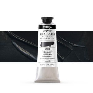 16.309 VALLEJO ACRYLIC ARTIST COLOR MARS BLACK 60ml