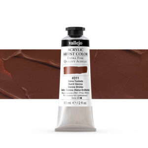 16.311 VALLEJO ACRYLIC ARTIST COLOR BURNT SIENNA 60ml