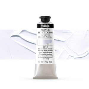 16.314 VALLEJO ACRYLIC ARTIST COLOR TITANIUM WHITE ANATASE 60ml
