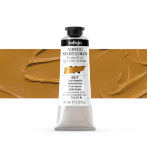16.317 VALLEJO ACRYLIC ARTIST COLOR YELLOW OCHRE 60ml
