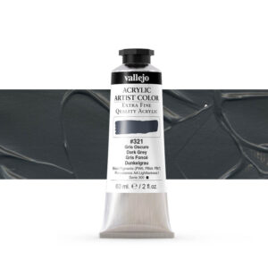 16.321 VALLEJO ACRYLIC ARTIST COLOR DARK GREY 60ml