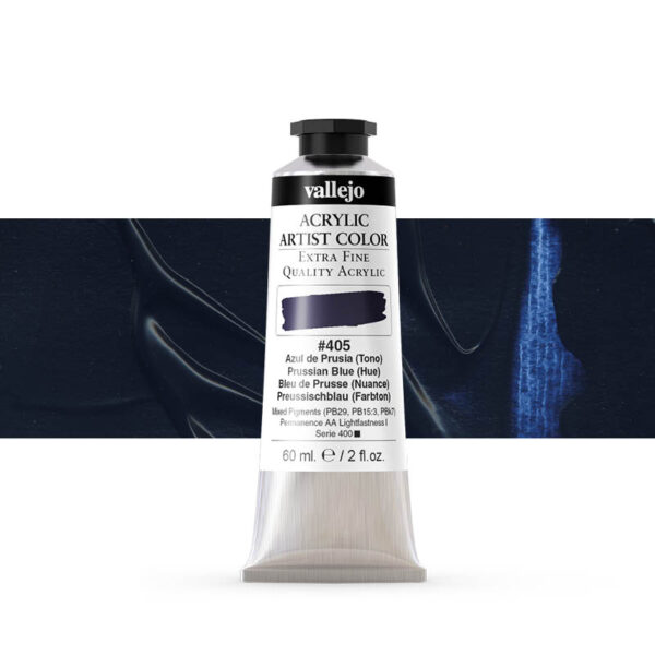 16.405 VALLEJO ACRYLIC ARTIST COLOR PRUSSIAN BLUE 60ml
