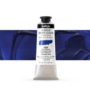 16.406 VALLEJO ACRYLIC ARTIST COLOR ULTRAMARINE BLUE 60ml