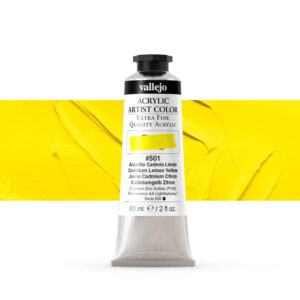 16.501 VALLEJO ACRYLIC ARTIST COLOR CAD. LEMON YELLOW 60ml