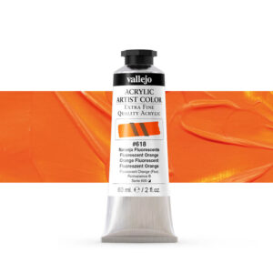 16.618 VALLEJO ACRYLIC ARTIST COLOR FLUO ORANGE 60ml