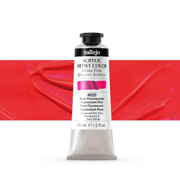 16.620 VALLEJO ACRYLIC ARTIST COLOR FLUO PINK 60ml