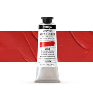 16.804 VALLEJO ACRYLIC ARTIST COLOR CAD. VERMILLION 60ml