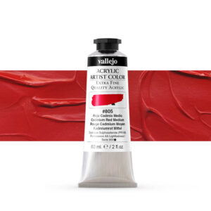 16.805 VALLEJO ACRYLIC ARTIST COLOR CAD. RED MEDIUM 60ml