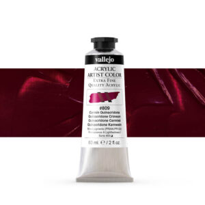16.809 VALLEJO ACRYLIC ARTIST COLOR QUINACRD. CRIMSON 60ml