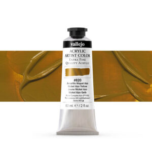 16.820 VALLEJO ACRYLIC ARTIST COLOR NIQUEL AZO YELLOW 60ml