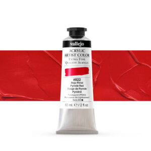 16.822 VALLEJO ACRYLIC ARTIST COLOR PYRROLE RED 60ml
