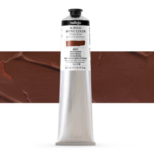 17.311 VALLEJO ACRYLIC ARTIST COLOR BURNT SIENNA 200ml