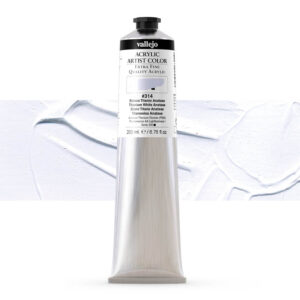 17.314 VALLEJO ACRYLIC ARTIST COLOR TITANIUM WHITE ANATASE 200ml