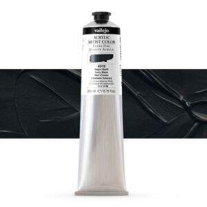 17.319 VALLEJO ACRYLIC ARTIST COLOR IVORY BLACK 200ml