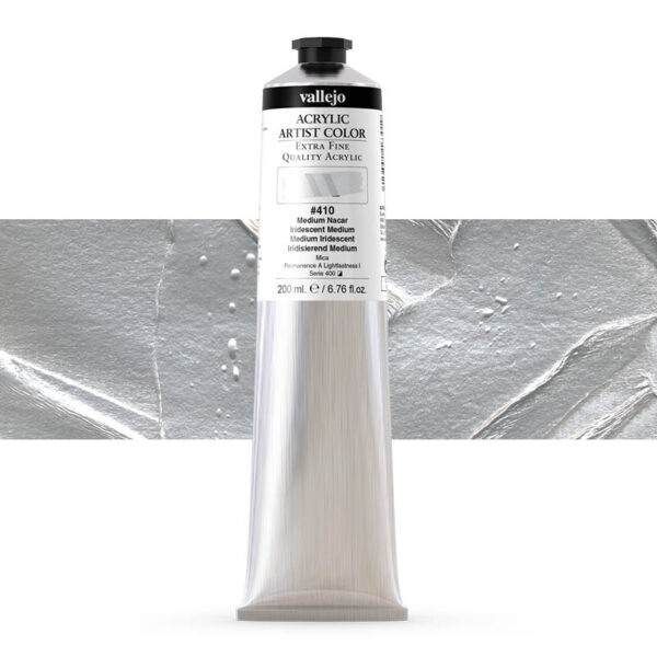 17.410 VALLEJO ACRYLIC ARTIST COLOR IRIDISCENT MEDIUM 200ml
