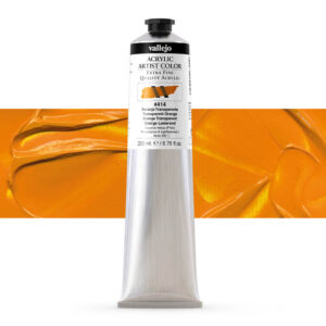 17.414 VALLEJO ACRYLIC ARTIST COLOR TRANSPARENT ORANGE 200ml