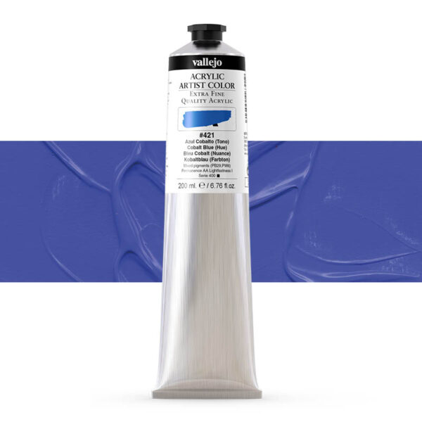 17.421 VALLEJO ACRYLIC ARTIST COLOR COBALT BLUE 200ml