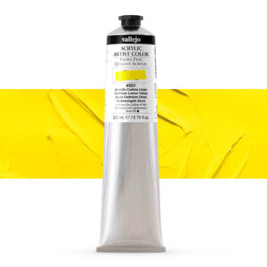 17.501 VALLEJO ACRYLIC ARTIST COLOR CAD. LEMON YELLOW 200ml
