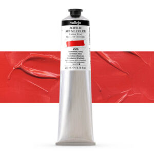 17.509 VALLEJO ACRYLIC ARTIST COLOR VERMILLION 200ml