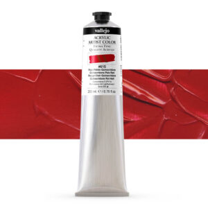 17.615 VALLEJO ACRYLIC ARTIST COLOR QUINACRD. PALE RED 200ml