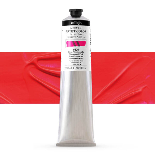 17.620 VALLEJO ACRYLIC ARTIST COLOR FLUO PINK 200ml