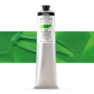 17.623 VALLEJO ACRYLIC ARTIST COLOR FLUO GREEN 200ml
