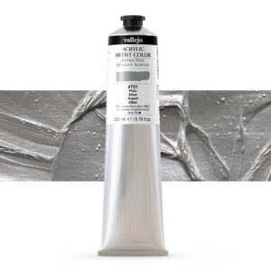 17.701 VALLEJO ACRYLIC ARTIST COLOR SILVER 200ml