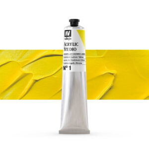 21.001 VALLEJO ACRYLIC STUDIO CAD. LEMON YELLOW HUE 58ml
