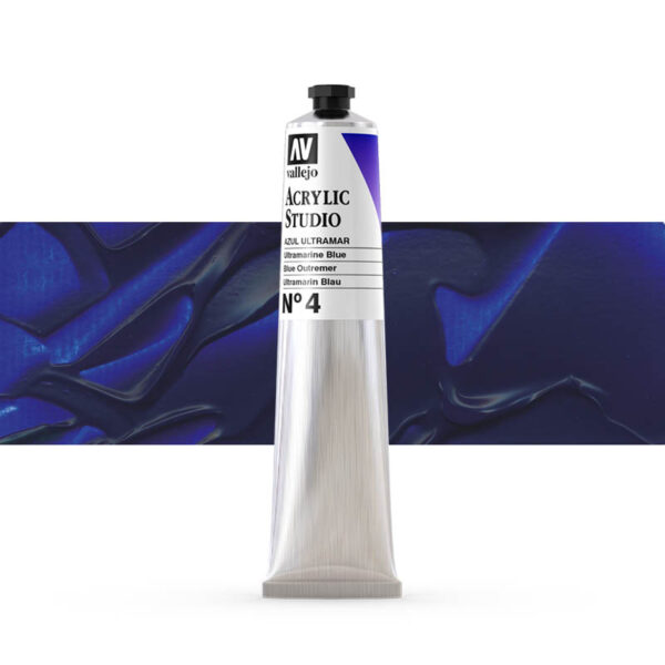 21.004 VALLEJO ACRYLIC STUDIO ULTRAMARINE BLUE 58ml