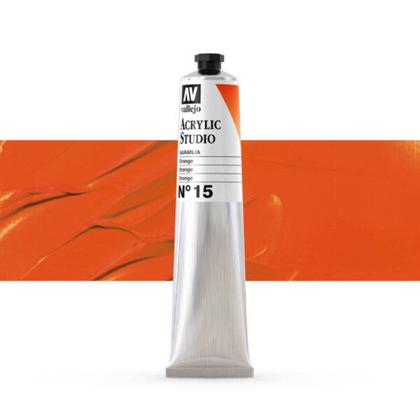21.015 VALLEJO ACRYLIC STUDIO ORANGE 58ml