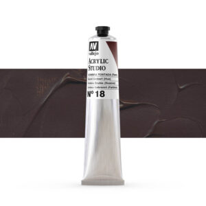 21.018 VALLEJO ACRYLIC STUDIO BURNT UMBER HUE 58ml