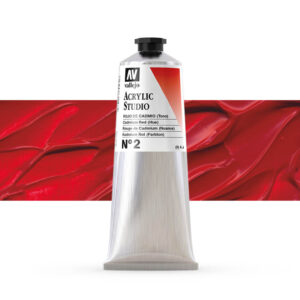 21.502 VALLEJO ACRYLIC STUDIO CADMIUM RED HUE 125ml