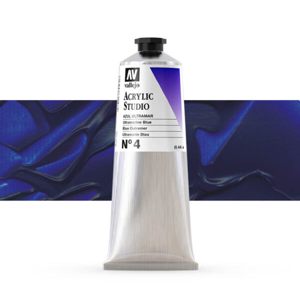 21.504 VALLEJO ACRYLIC STUDIO ULTRAMARINE BLUE 125ml