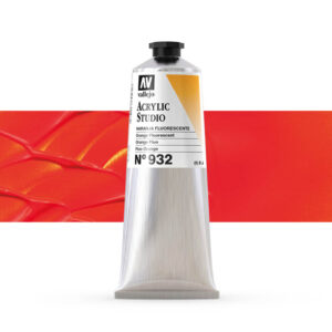 21.532 VALLEJO ACRYLIC STUDIO FLUORESCENT ORANGE 125ml