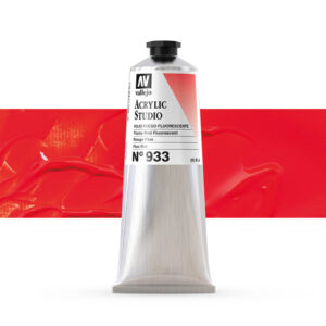 21.533 VALLEJO ACRYLIC STUDIO FLUORESCENT FLAME RED 125ml