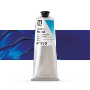 21.536 VALLEJO ACRYLIC STUDIO FLUORESCENT BLUE 125ml