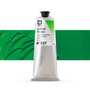 21.537 VALLEJO ACRYLIC STUDIO FLUORESCENT GREEN 125ml