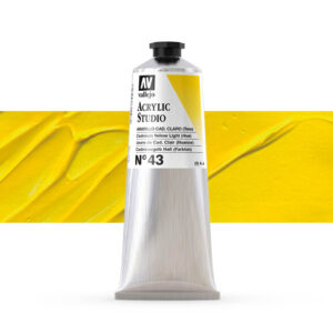 21.543 VALLEJO ACRYLIC STUDIO CAD. LIGHT YELLOW 125ml
