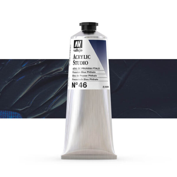 21.546 VALLEJO ACRYLIC STUDIO PRUSSIAN BLUE PHTALO 125ml