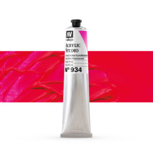 21.934 VALLEJO ACRYLIC STUDIO FLUORESCENT RED PINK 58ml