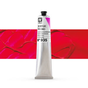 21.935 VALLEJO ACRYLIC STUDIO FLUORESCENT MAGENTA 58ml