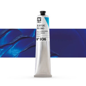 21.936 VALLEJO ACRYLIC STUDIO FLUORESCENT BLUE 58ml