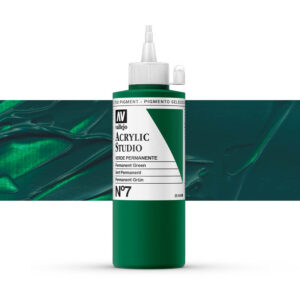 22.007 VALLEJO ACRYLIC STUDIO PERMANENT GREEN 200ml