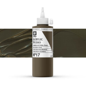 22.017 VALLEJO ACRYLIC STUDIO RAW UMBER HUE 200ml